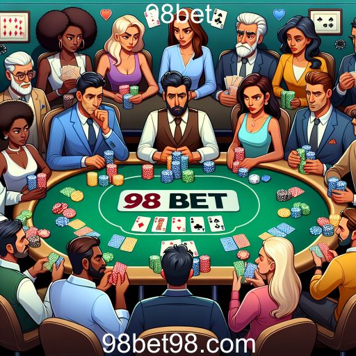 A Emoção do Poker Online na 98bet